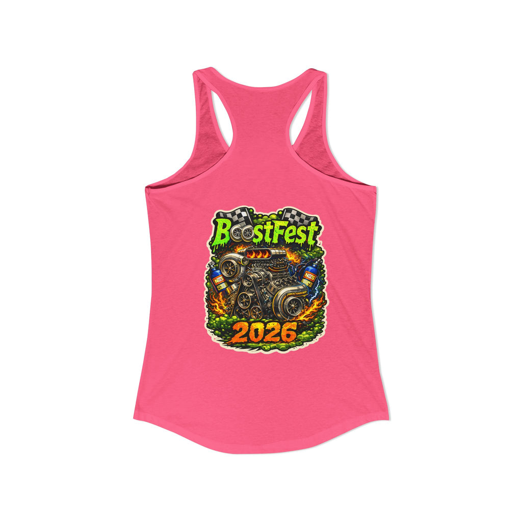 Women's Ideal Racerback Tank Boostfest