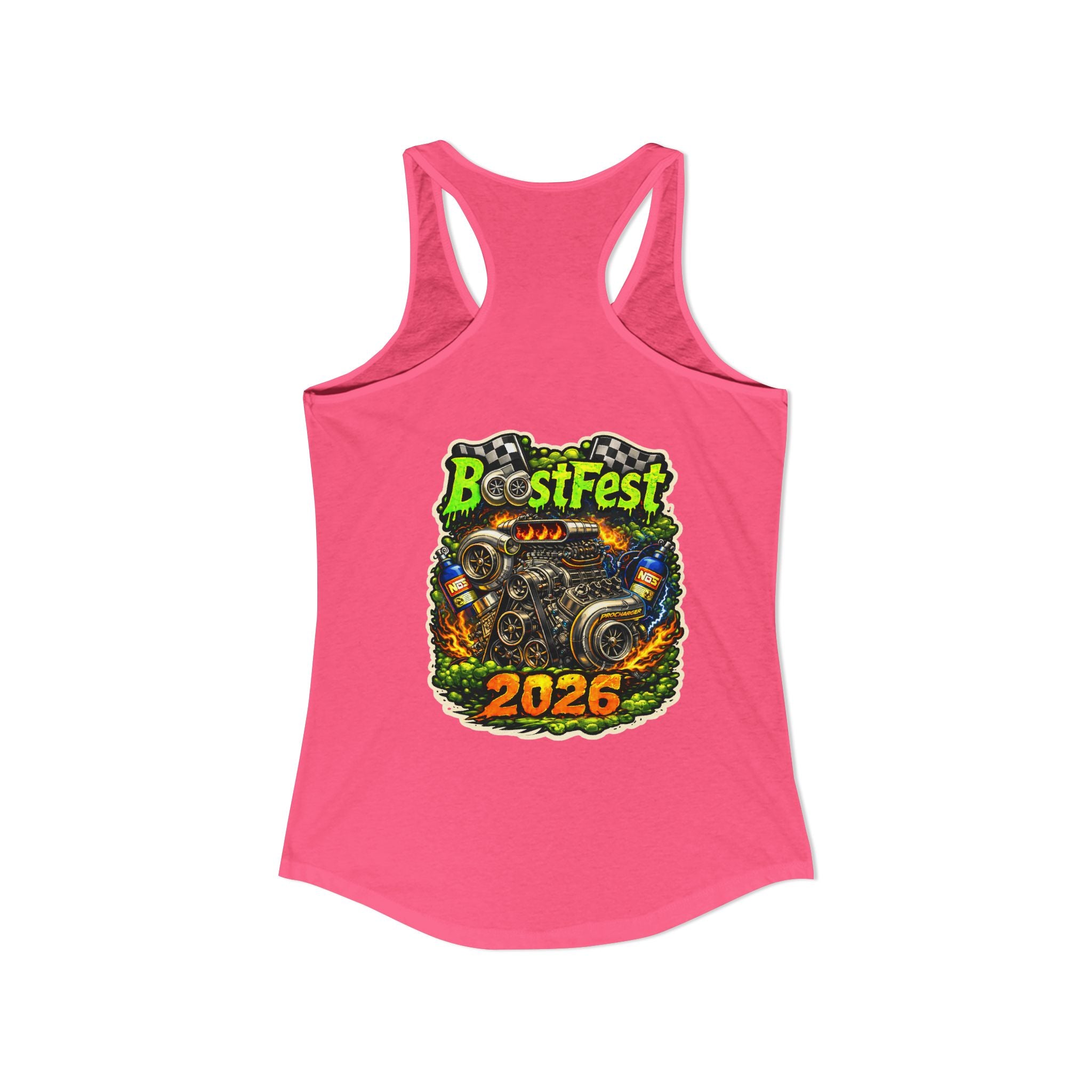 Women's Ideal Racerback Tank Boostfest