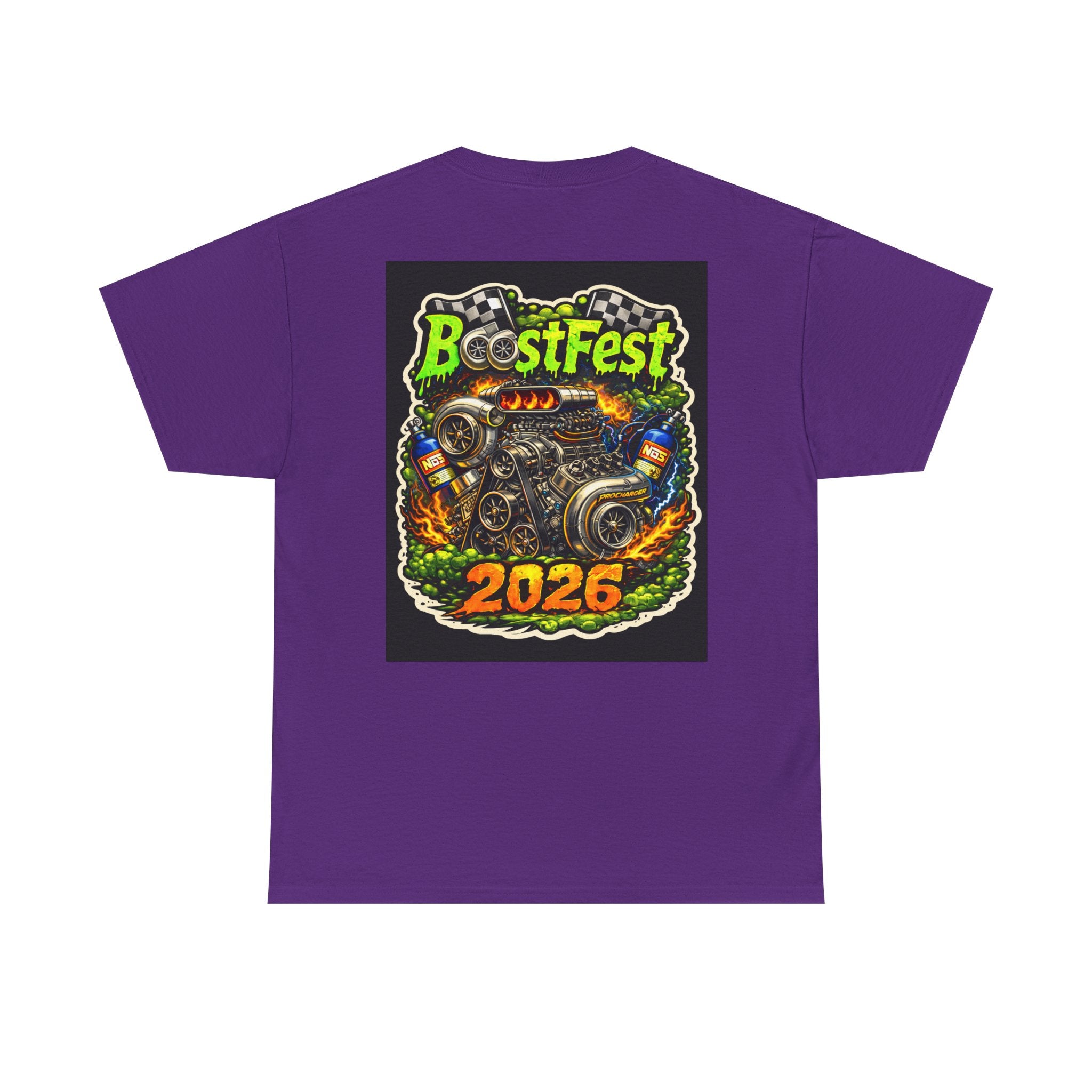 Boostfest Graphic Tee — Vintage Heavy-Duty Recovery Shirt