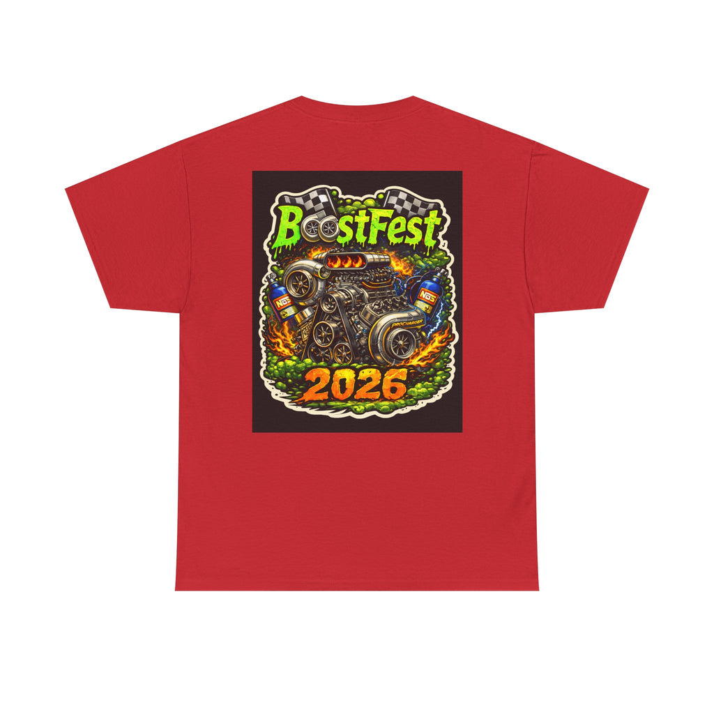 Boostfest Graphic Tee — Vintage Heavy-Duty Recovery Shirt
