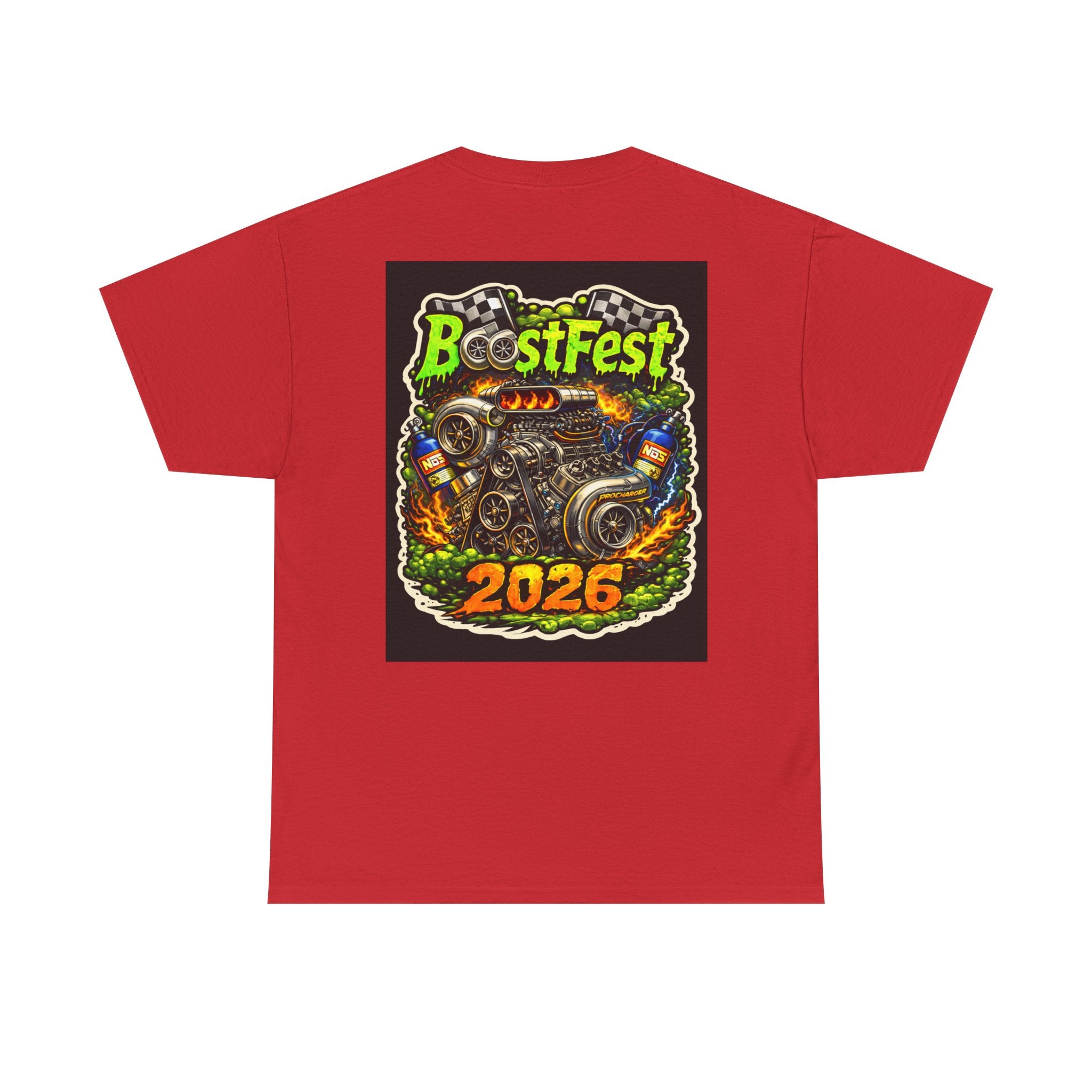 Boostfest Graphic Tee — Vintage Heavy-Duty Recovery Shirt