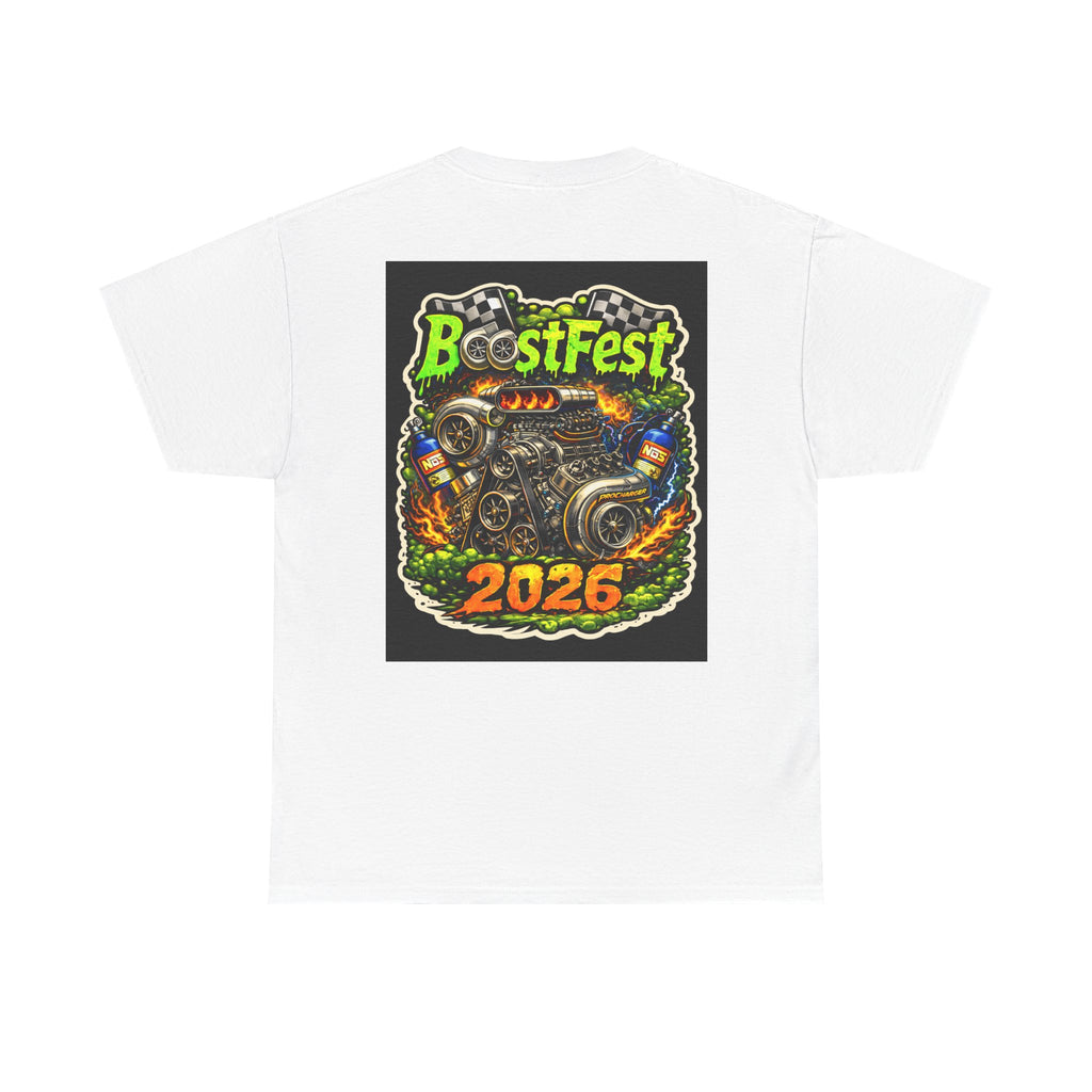 Boostfest Graphic Tee — Vintage Heavy-Duty Recovery Shirt