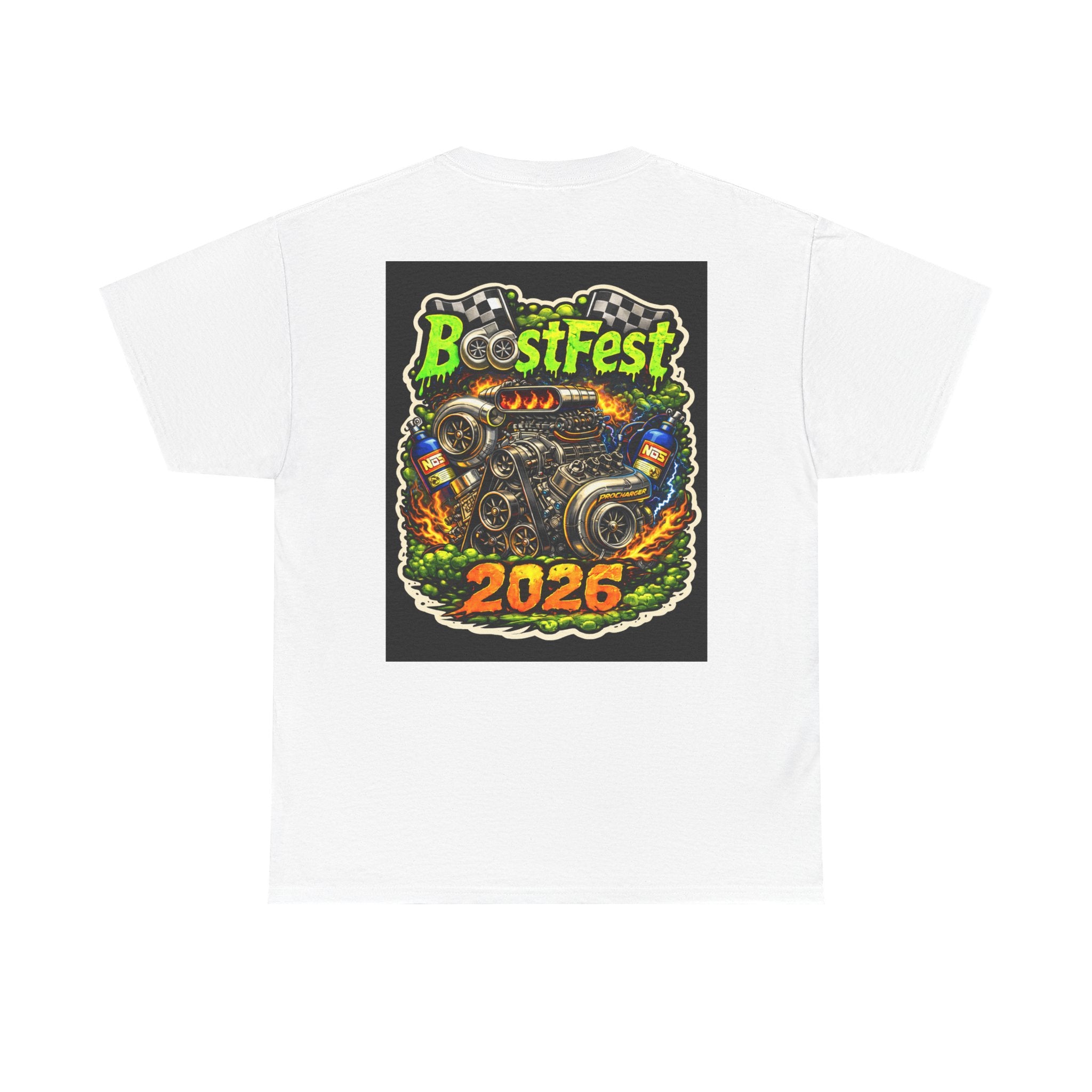 Boostfest Graphic Tee — Vintage Heavy-Duty Recovery Shirt