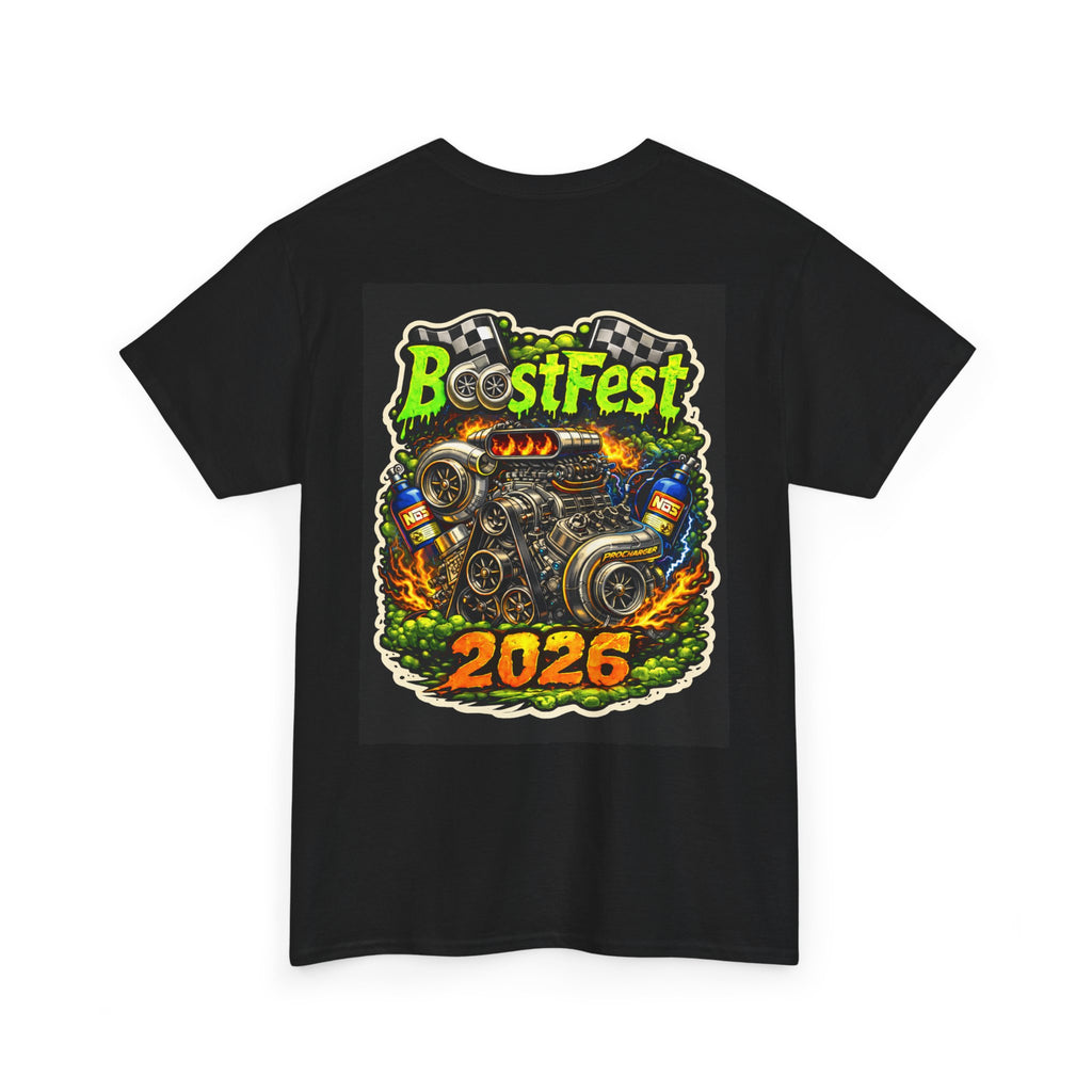 Boostfest Graphic Tee — Vintage Heavy-Duty Recovery Shirt