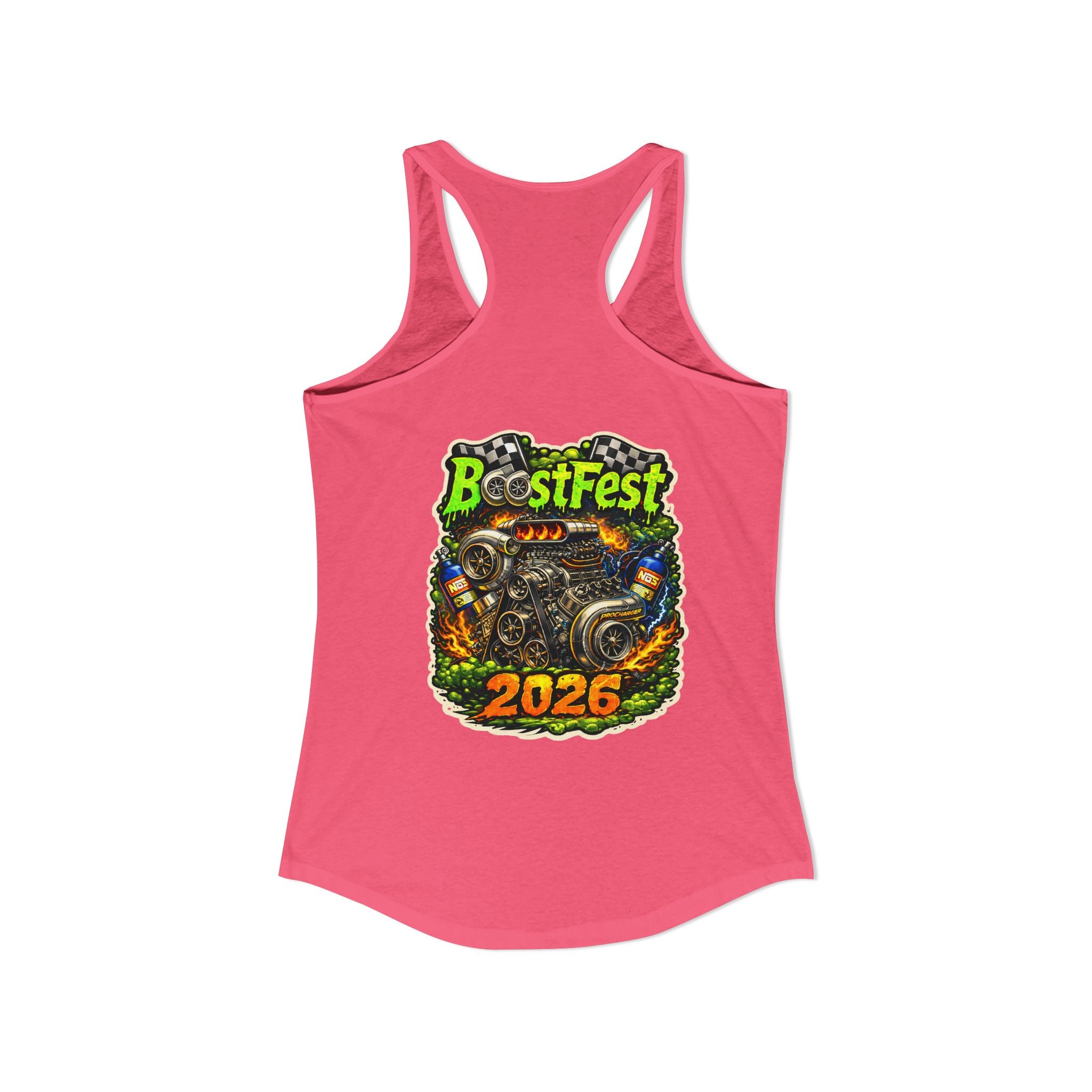 Women's Ideal Racerback Tank Boostfest