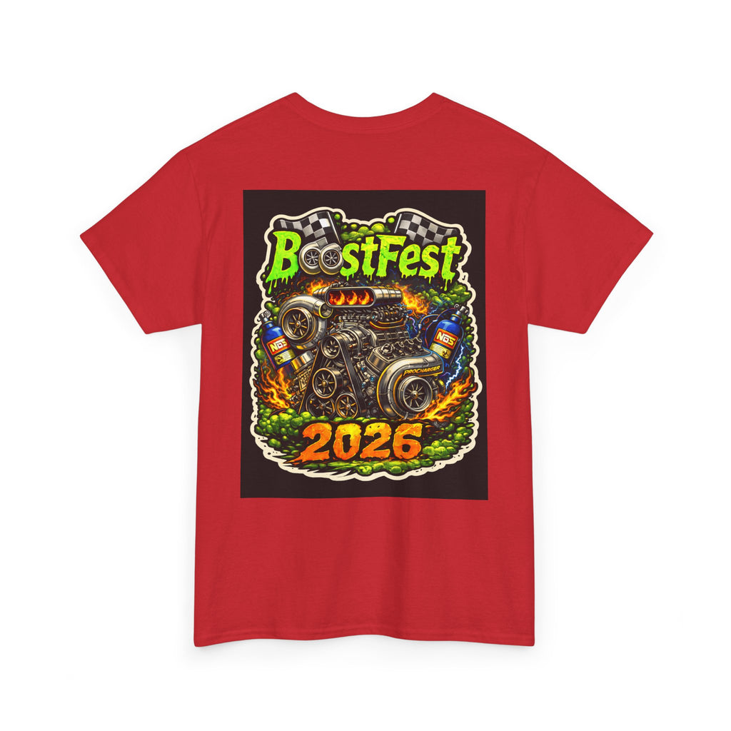 Boostfest Graphic Tee — Vintage Heavy-Duty Recovery Shirt
