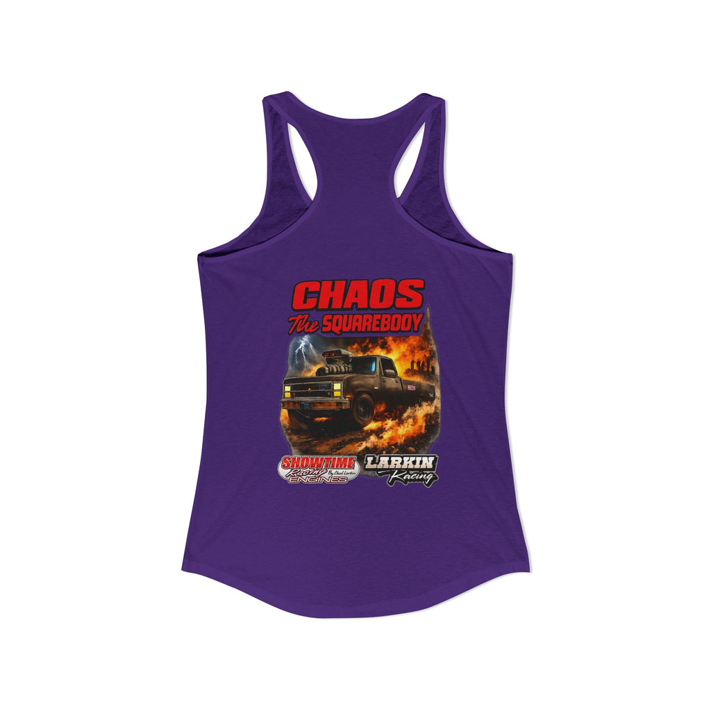 Copy of Women's Ideal Racerback Tank Chaos the Squarebody