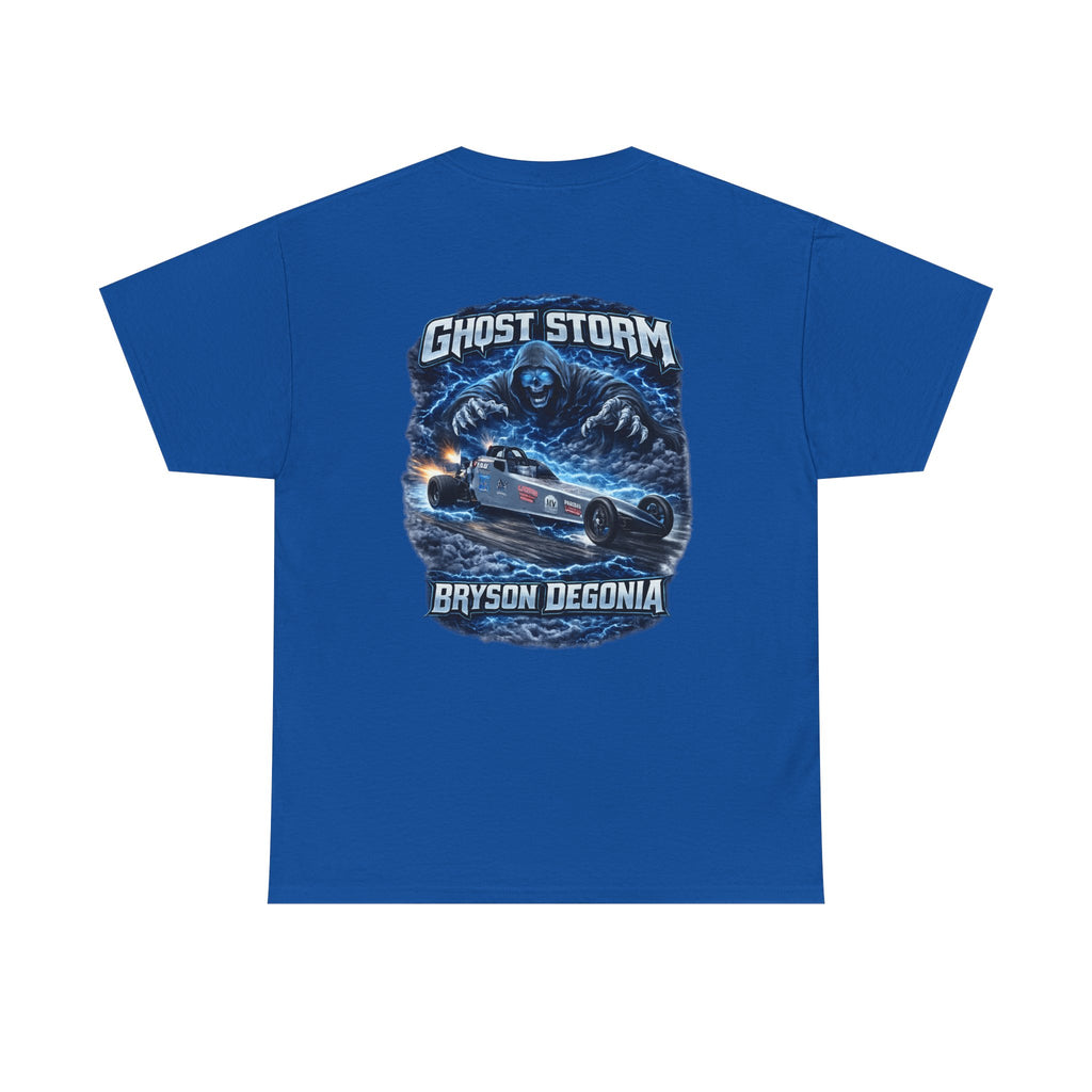 Ghost Storm Racing T‑Shirt — Bryson Degonia Vintage Car Graphic