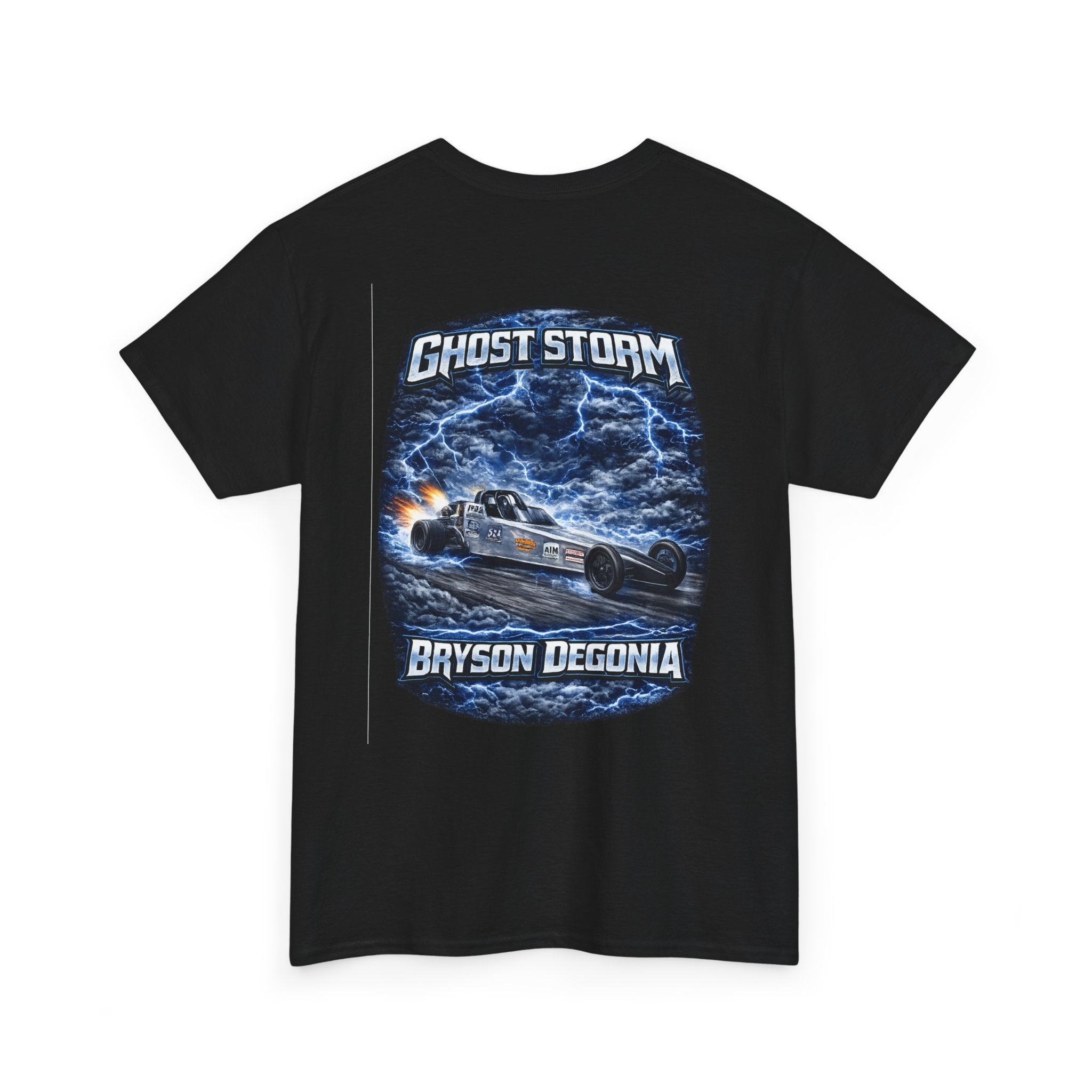 Ghost Storm design 2 T‑Shirt — 'Ghost Storm Bryson Degonia' Graphic Tee