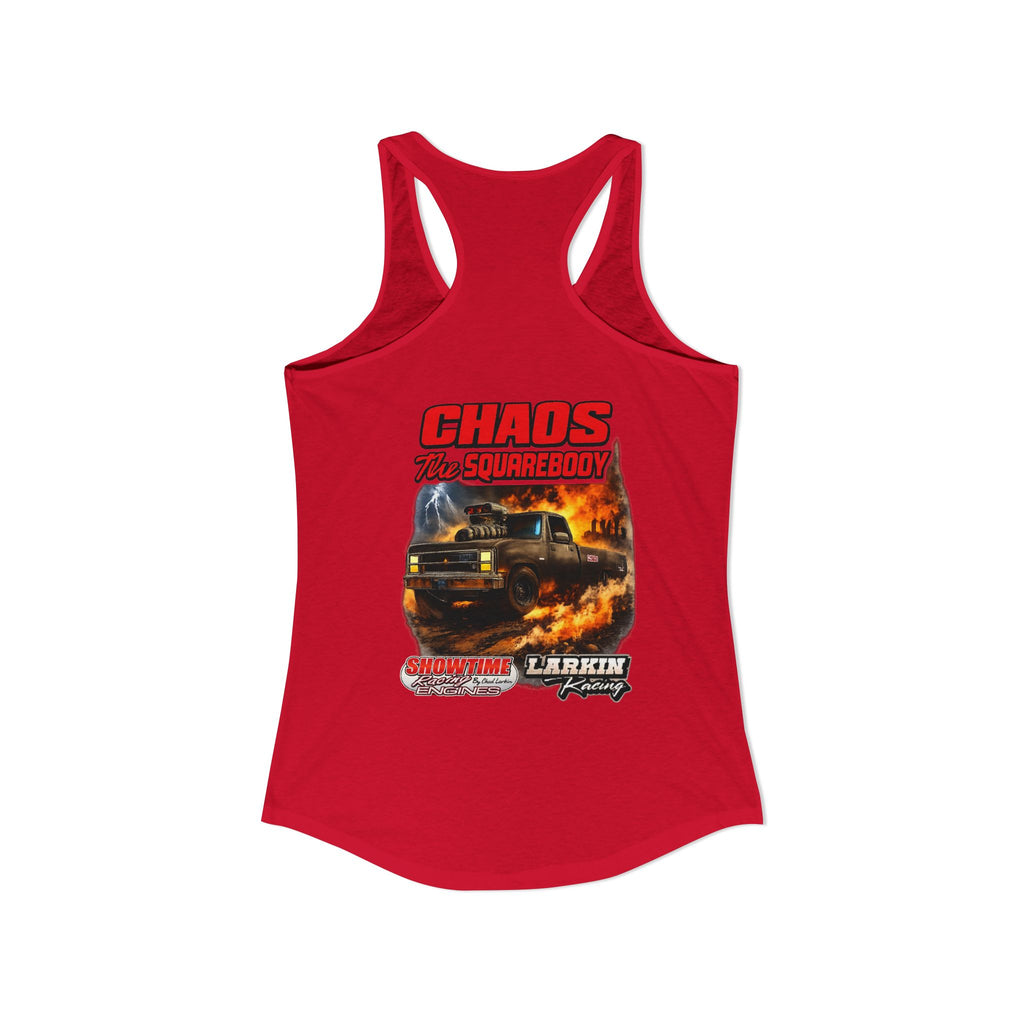Copy of Women's Ideal Racerback Tank Chaos the Squarebody