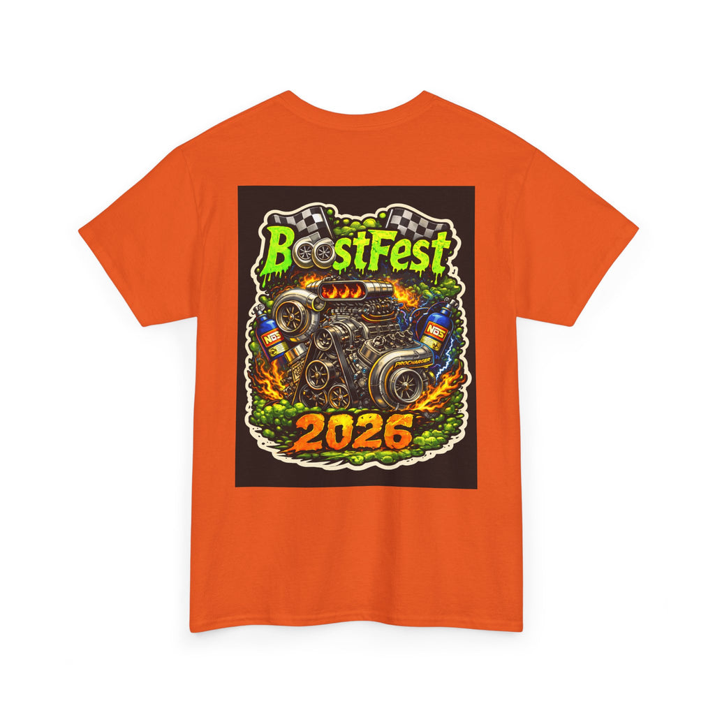 Boostfest Graphic Tee — Vintage Heavy-Duty Recovery Shirt