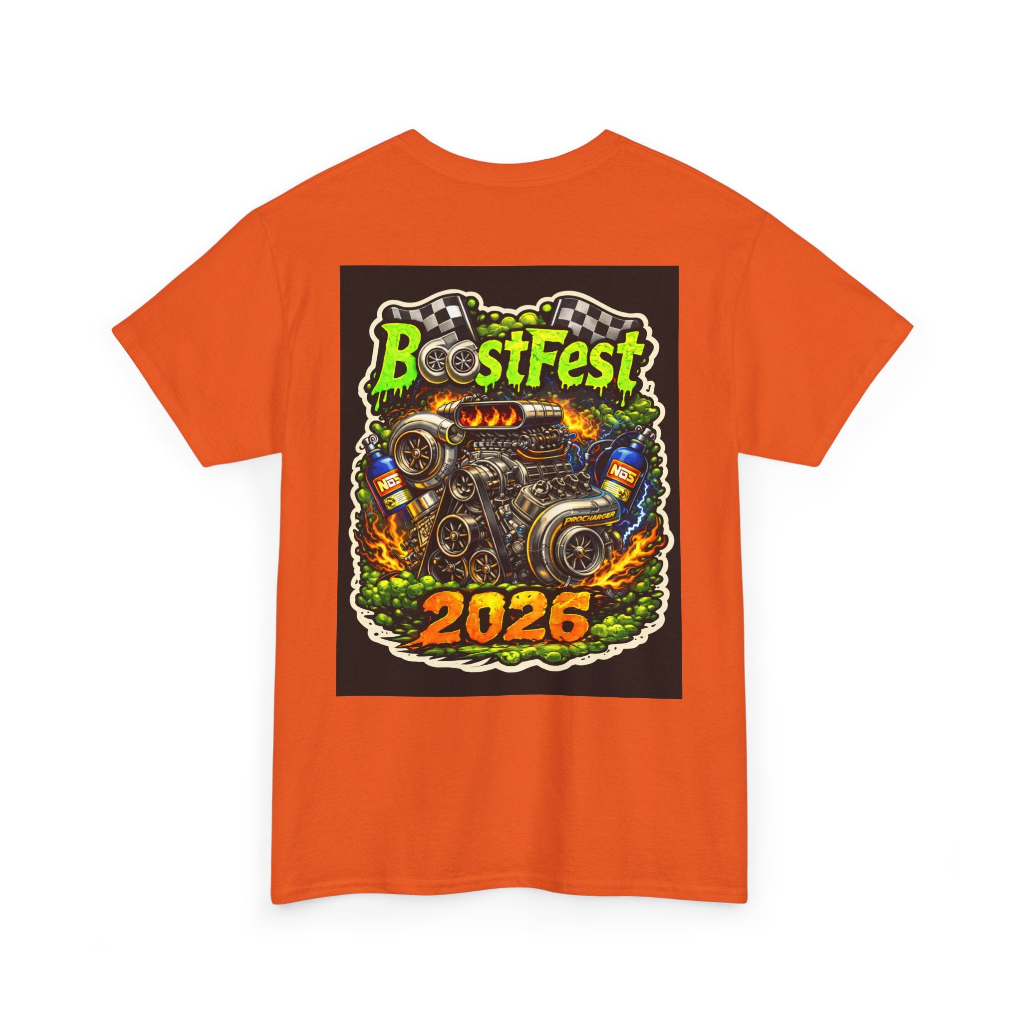Boostfest Graphic Tee — Vintage Heavy-Duty Recovery Shirt