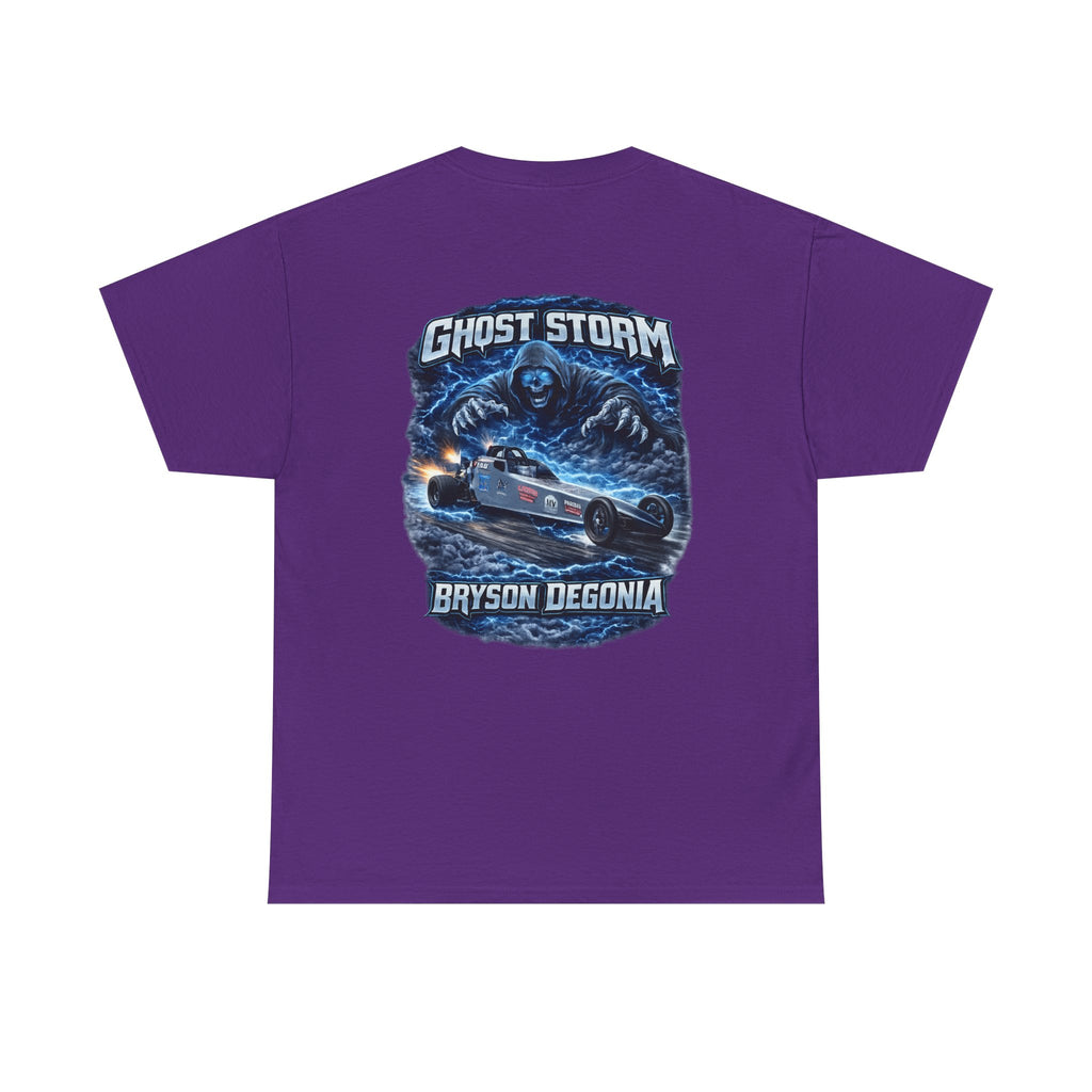 Ghost Storm Racing T‑Shirt — Bryson Degonia Vintage Car Graphic