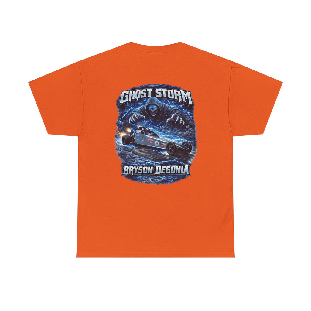 Ghost Storm Racing T‑Shirt — Bryson Degonia Vintage Car Graphic