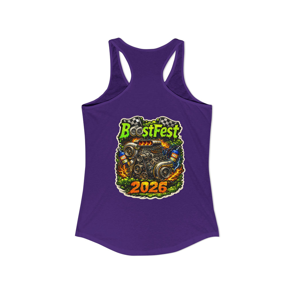 Women's Ideal Racerback Tank Boostfest