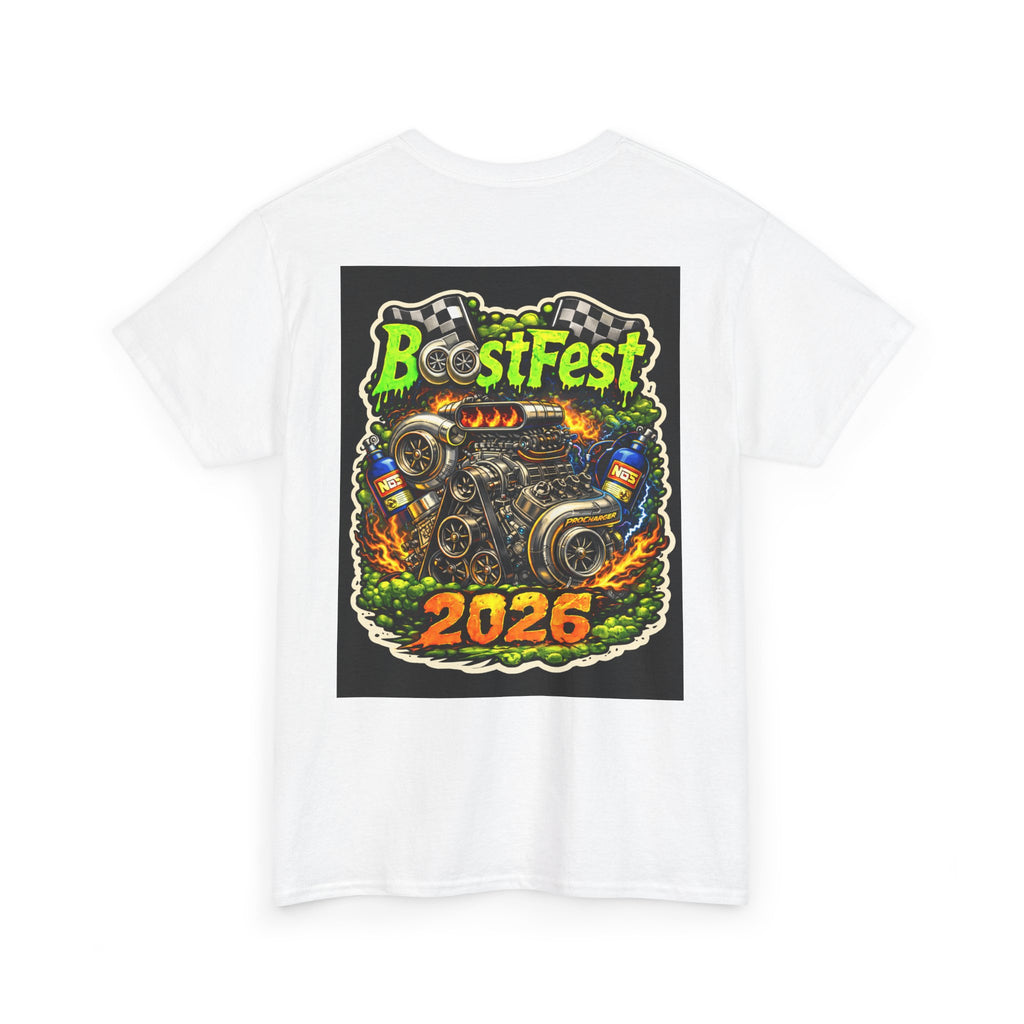 Boostfest Graphic Tee — Vintage Heavy-Duty Recovery Shirt