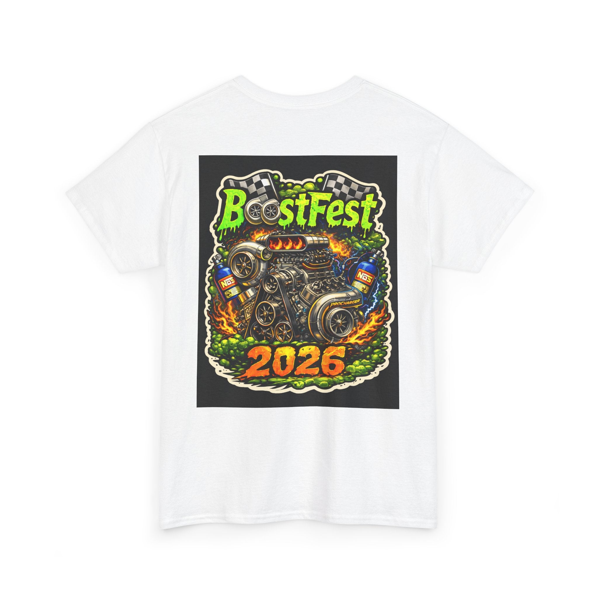 Boostfest Graphic Tee — Vintage Heavy-Duty Recovery Shirt