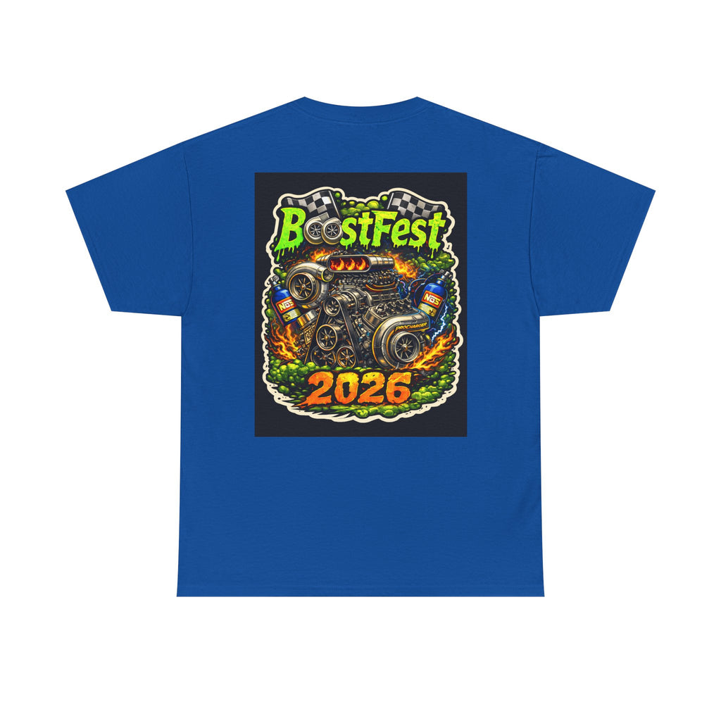 Boostfest Graphic Tee — Vintage Heavy-Duty Recovery Shirt