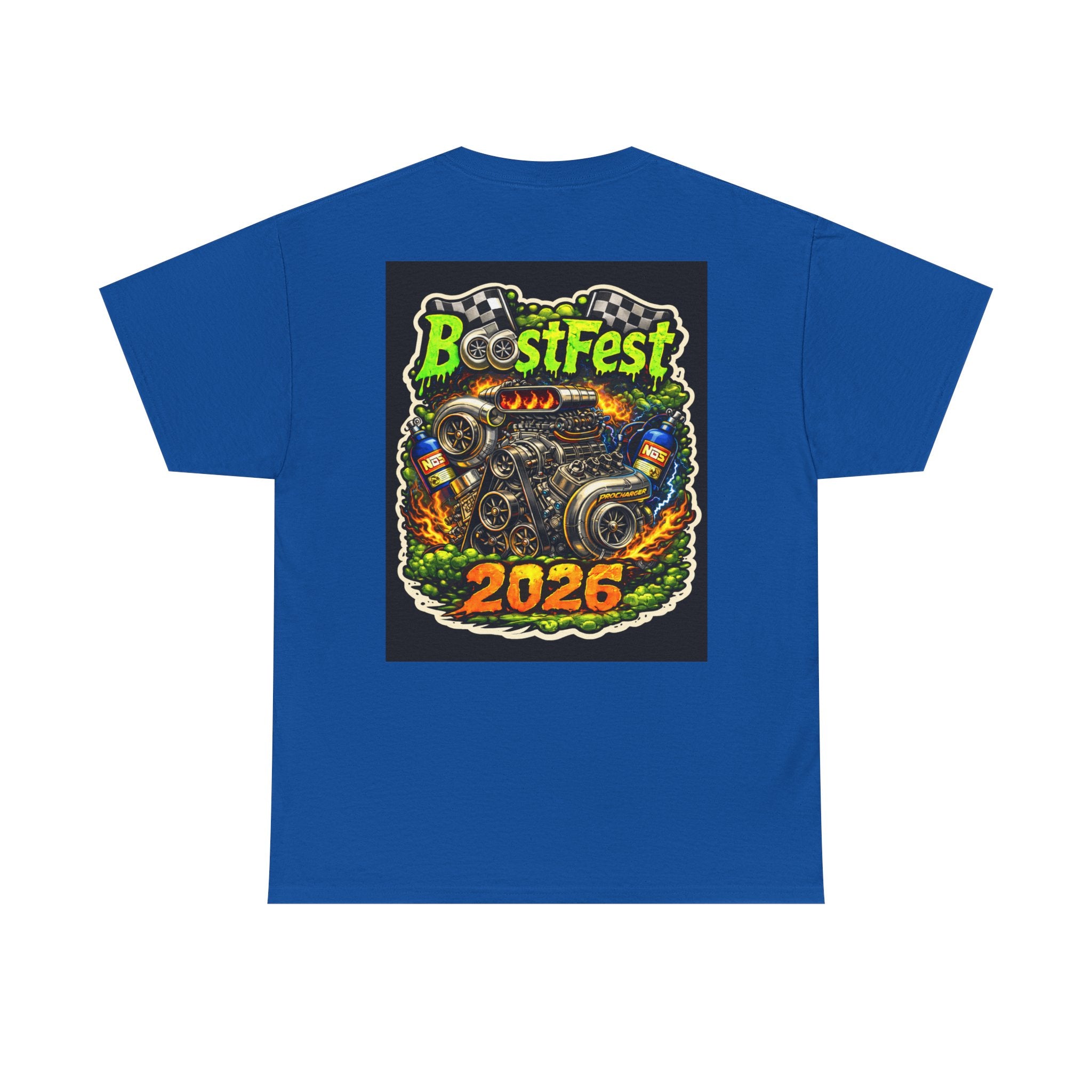Boostfest Graphic Tee — Vintage Heavy-Duty Recovery Shirt