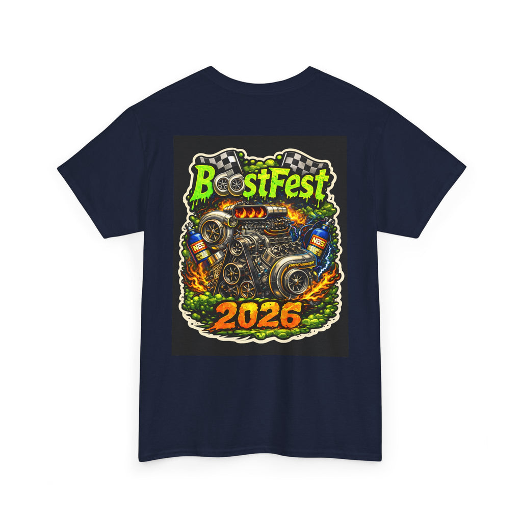 Boostfest Graphic Tee — Vintage Heavy-Duty Recovery Shirt
