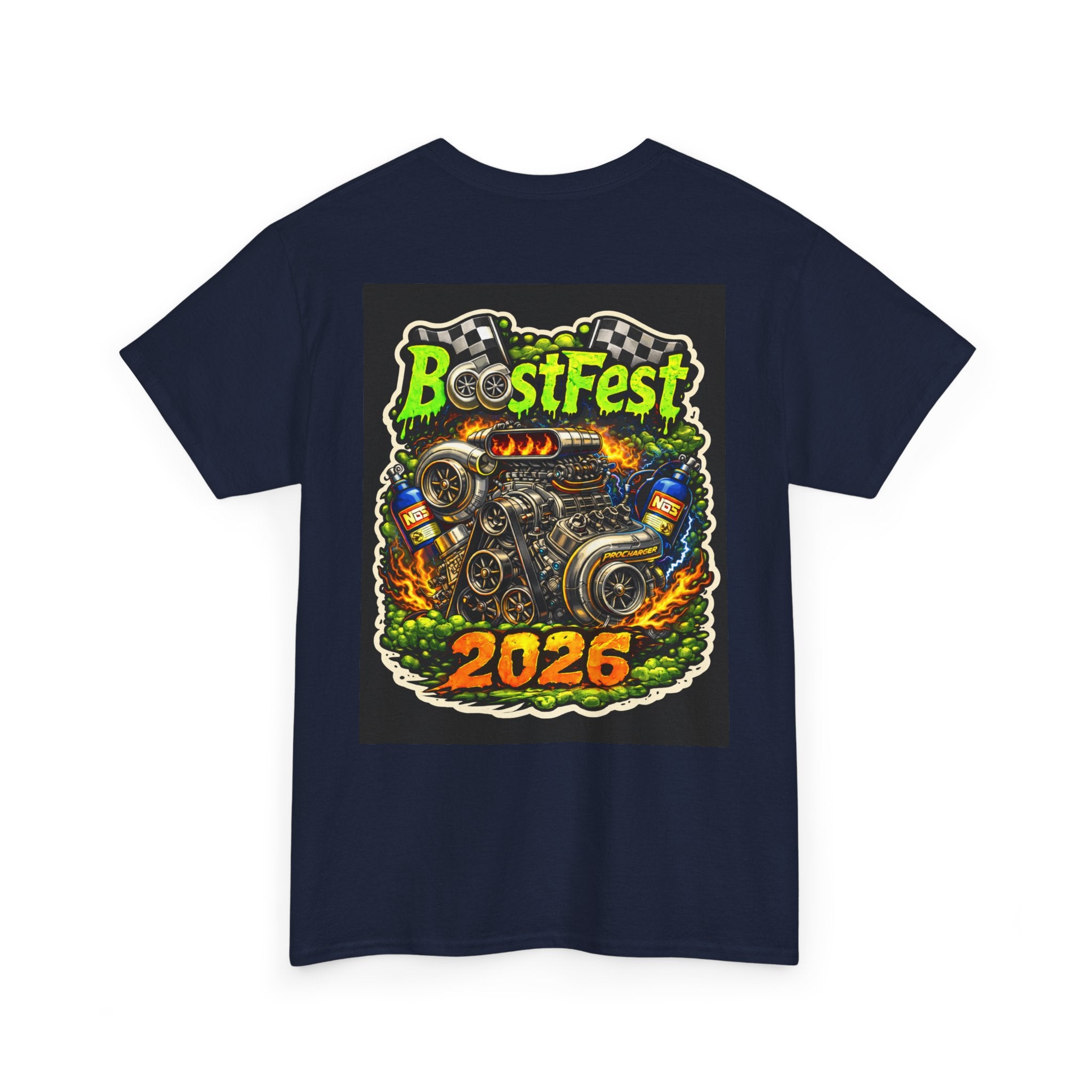 Boostfest Graphic Tee — Vintage Heavy-Duty Recovery Shirt