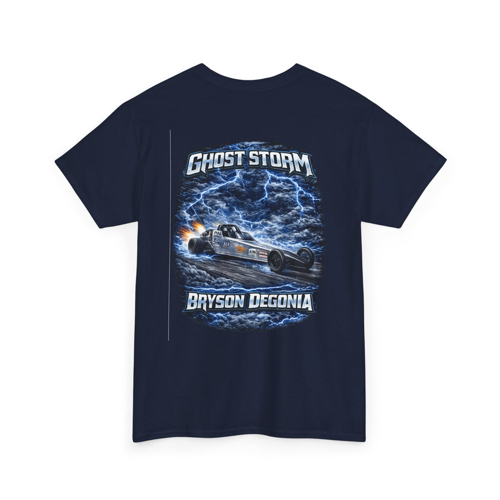 Ghost Storm design 2 T‑Shirt — 'Ghost Storm Bryson Degonia' Graphic Tee