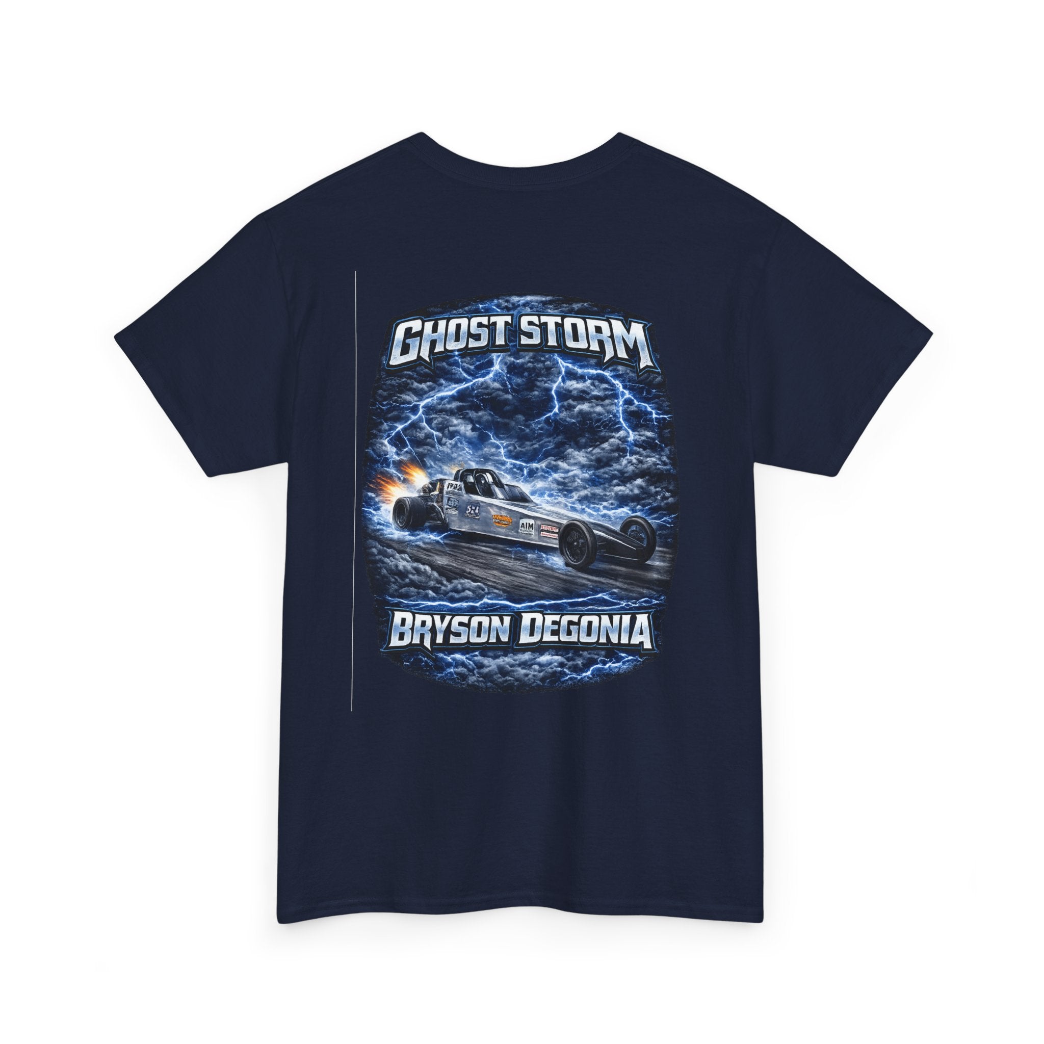 Ghost Storm design 2 T‑Shirt — 'Ghost Storm Bryson Degonia' Graphic Tee