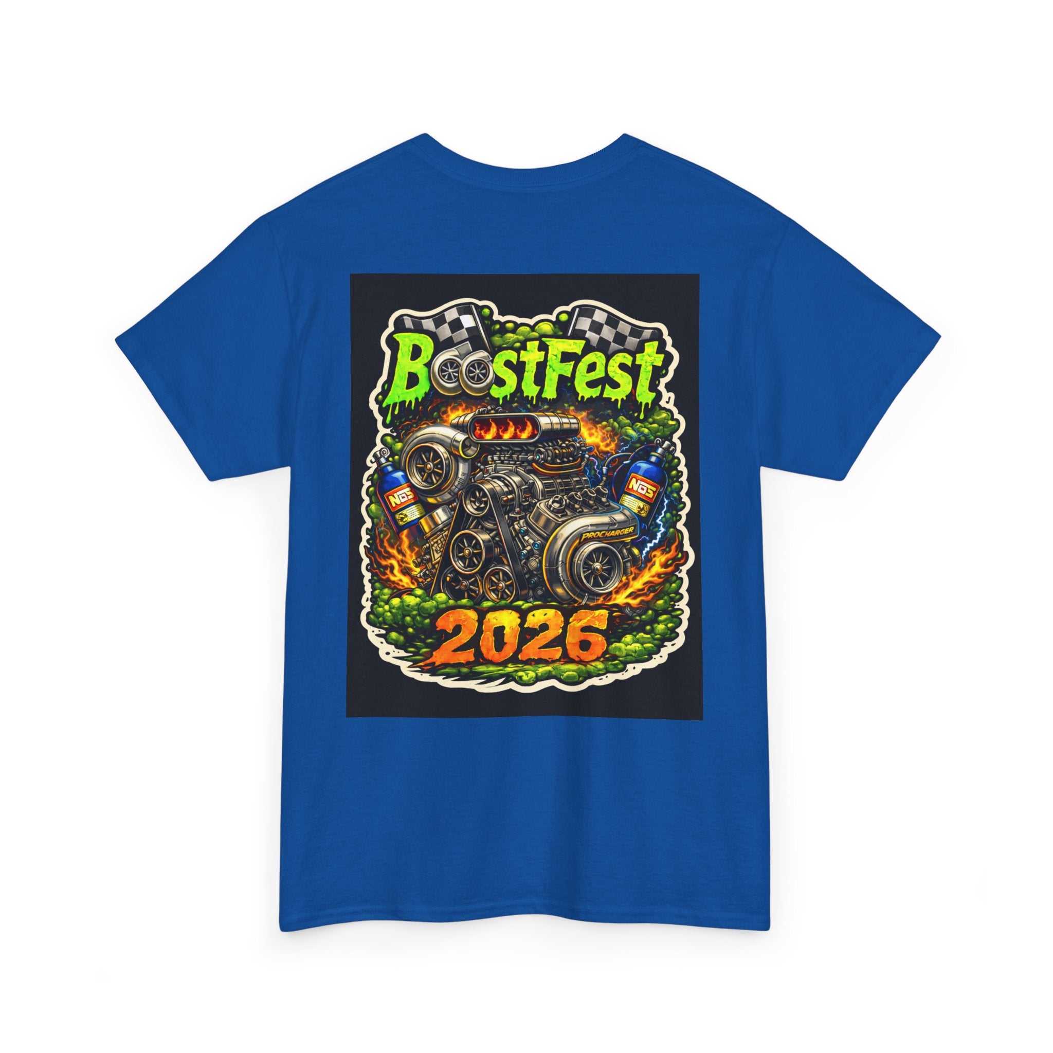 Boostfest Graphic Tee — Vintage Heavy-Duty Recovery Shirt