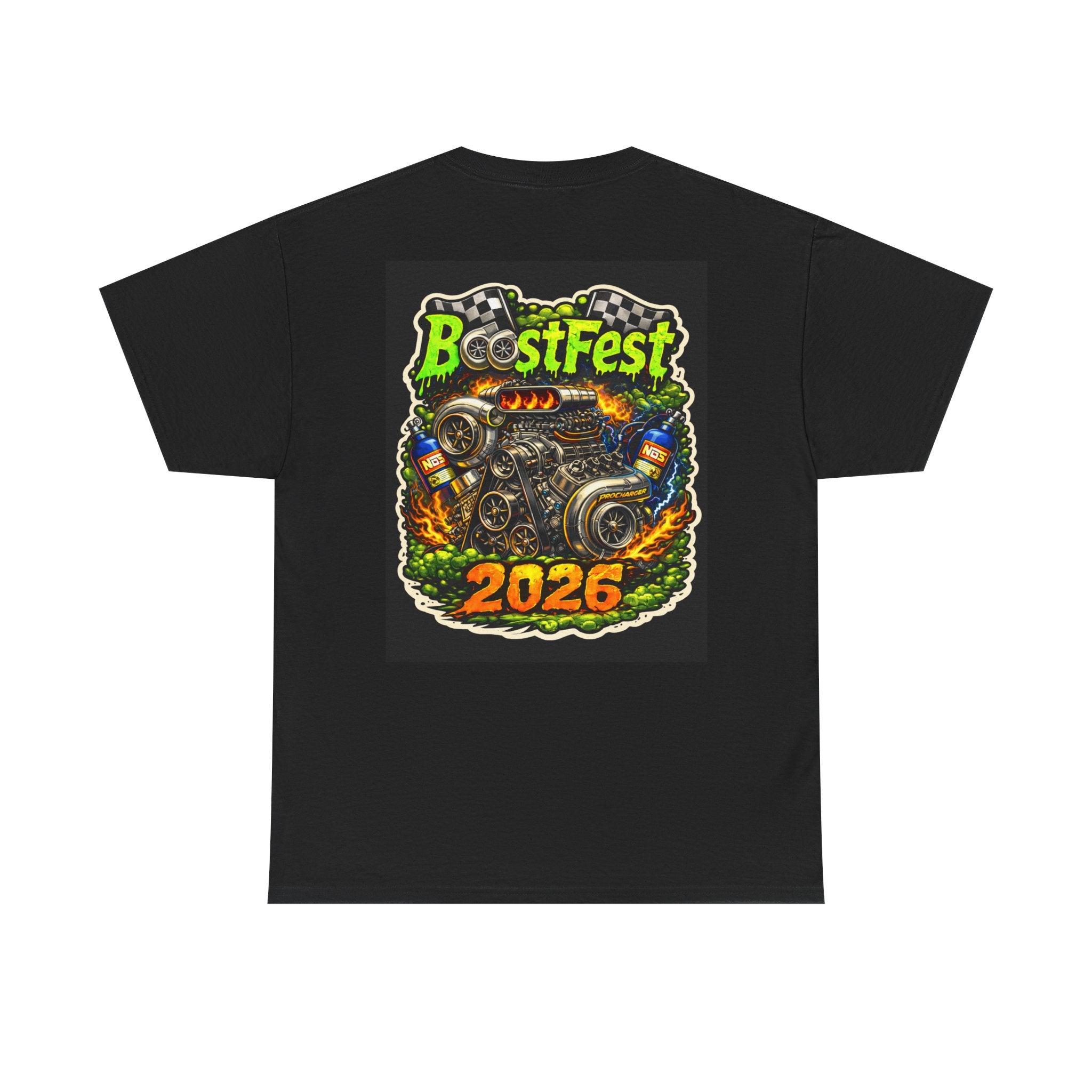 Boostfest Graphic Tee — Vintage Heavy-Duty Recovery Shirt