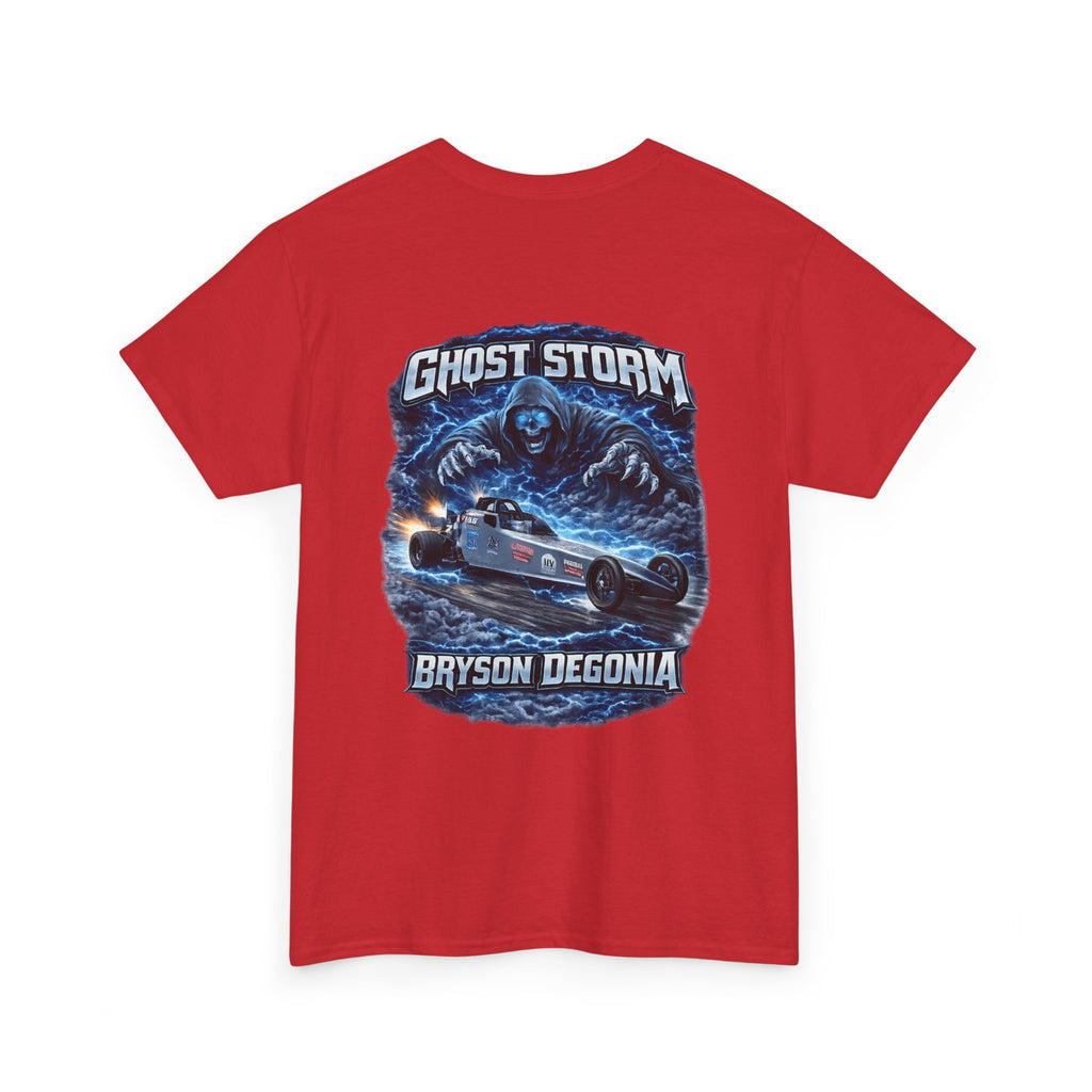 Ghost Storm Racing T‑Shirt — Bryson Degonia Vintage Car Graphic