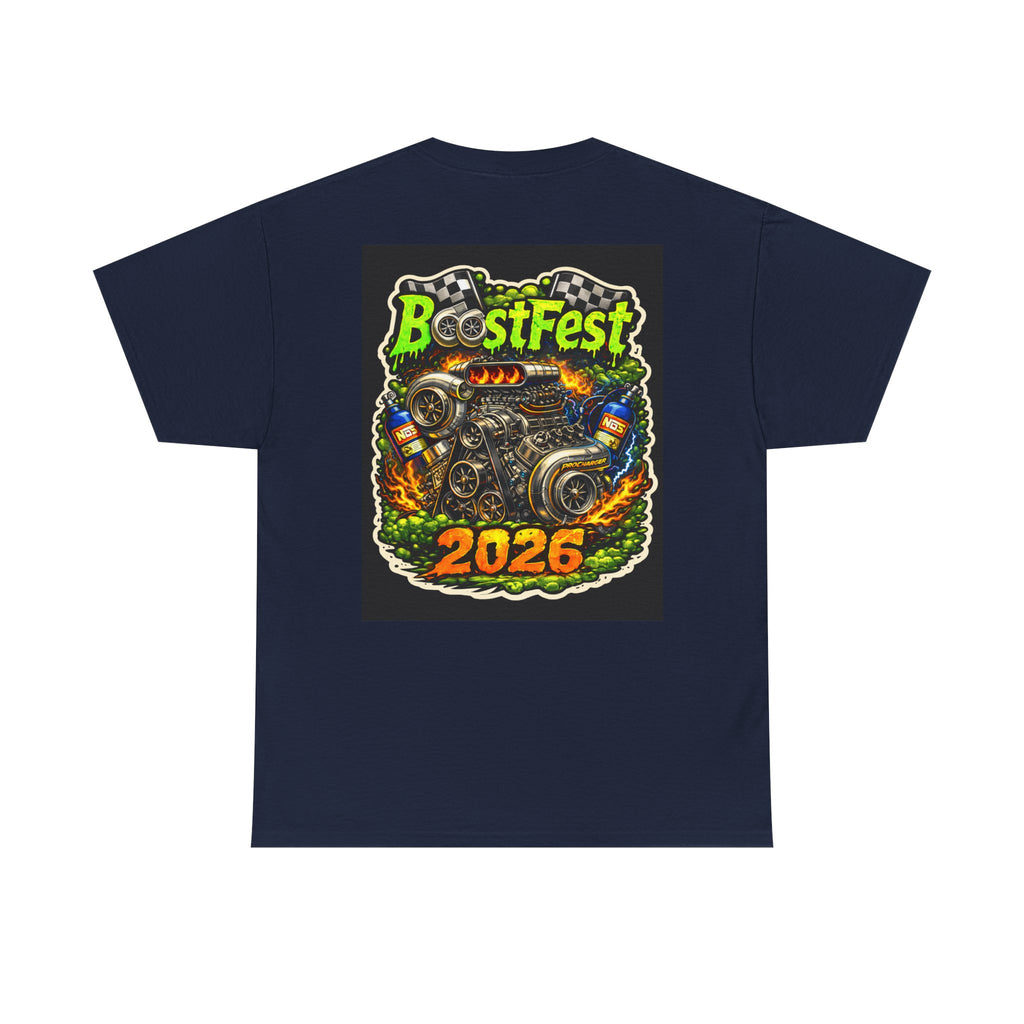 Boostfest Graphic Tee — Vintage Heavy-Duty Recovery Shirt