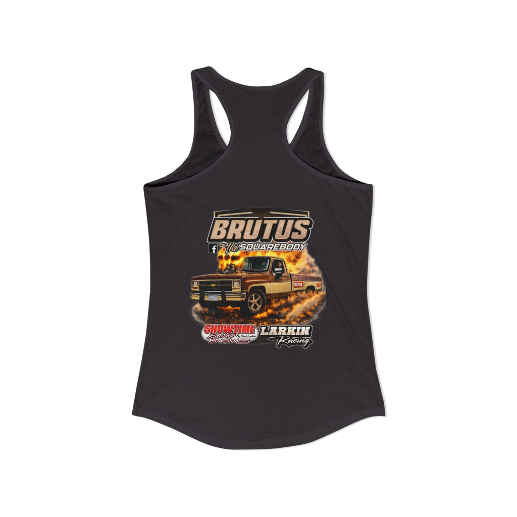 Women's Ideal Racerback Tank Brutus the Squarebody