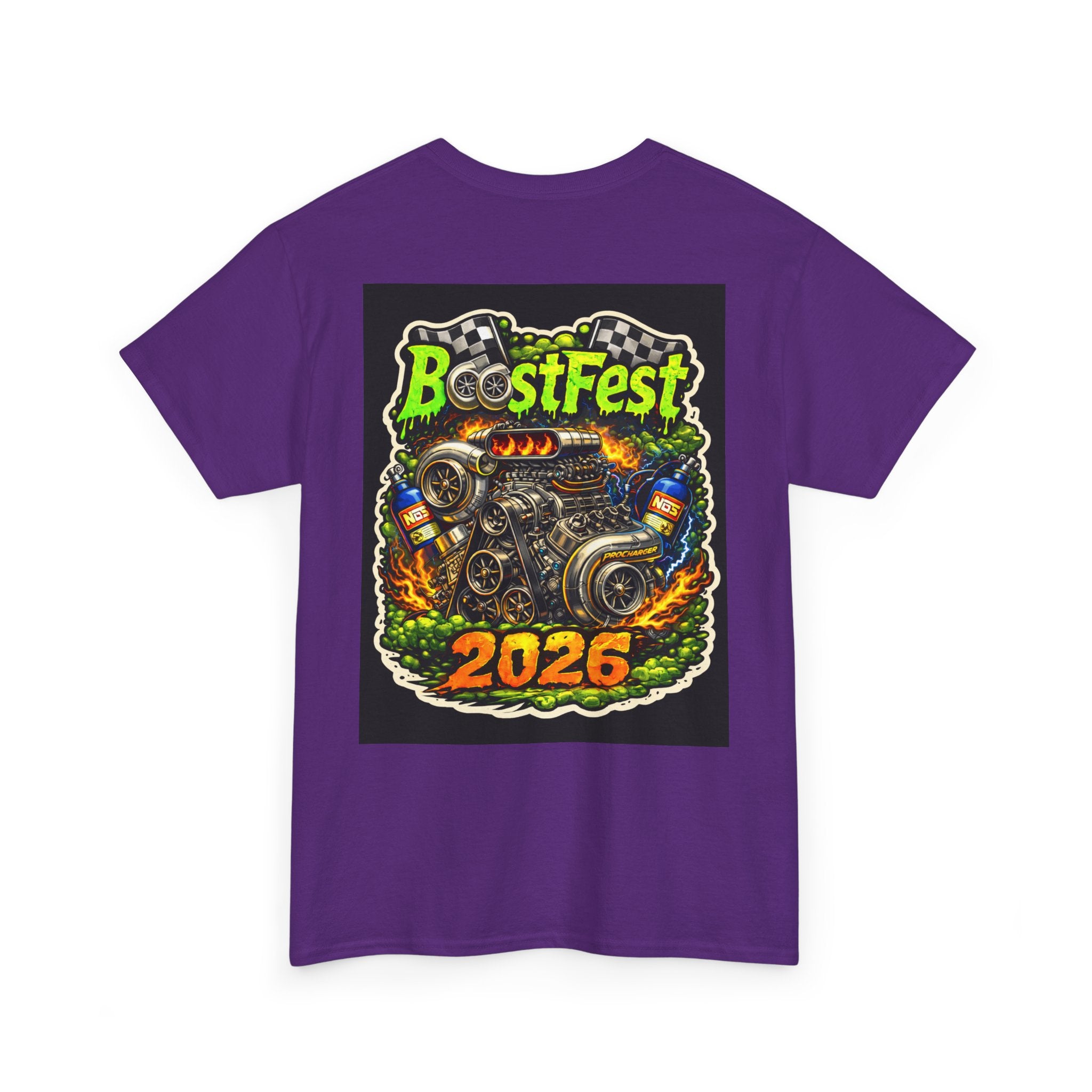 Boostfest Graphic Tee — Vintage Heavy-Duty Recovery Shirt
