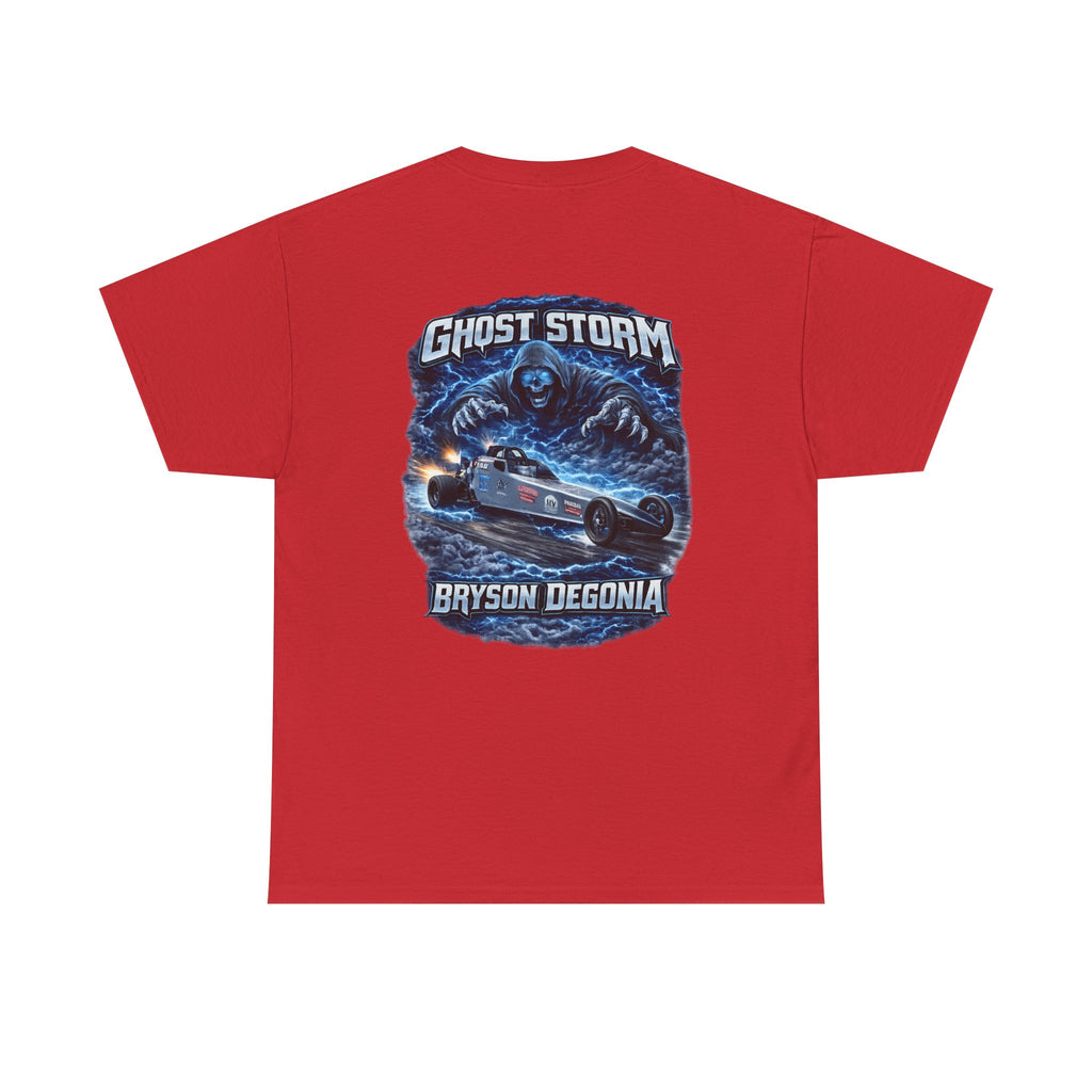 Ghost Storm Racing T‑Shirt — Bryson Degonia Vintage Car Graphic