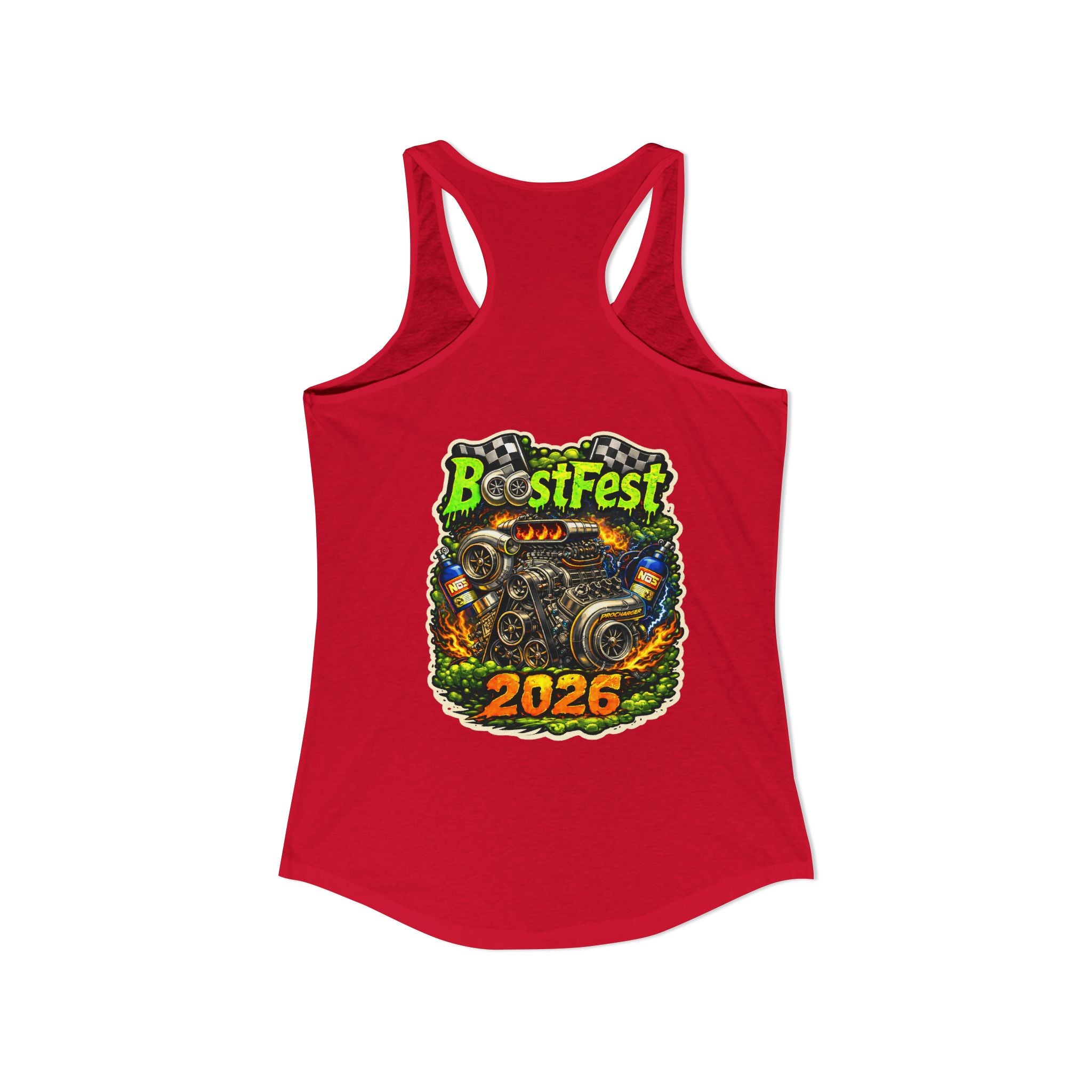 Women's Ideal Racerback Tank Boostfest