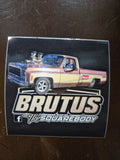 Brutus sticker